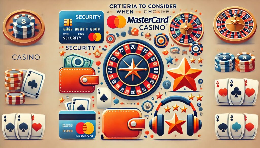 Criteria to Consider When Choosing a MasterCard Casino